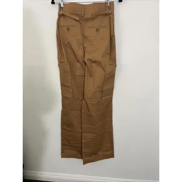 Rrevolve HELSA Paperbag Pant in Caramel size XS NWT $258 msrp